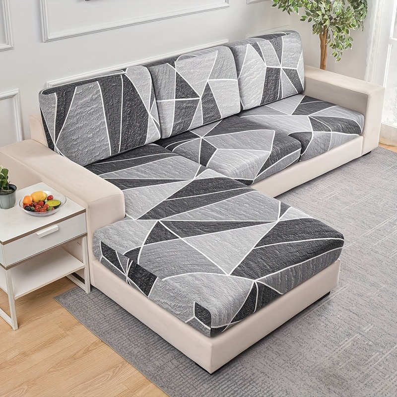 Office Furniture Factory - 1pc Elastic Printed Sofa Slipcover Soft