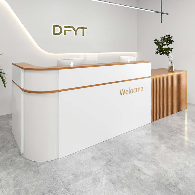 Office Furniture Usa - Industrial Reception Counter Storage Luxury Reception