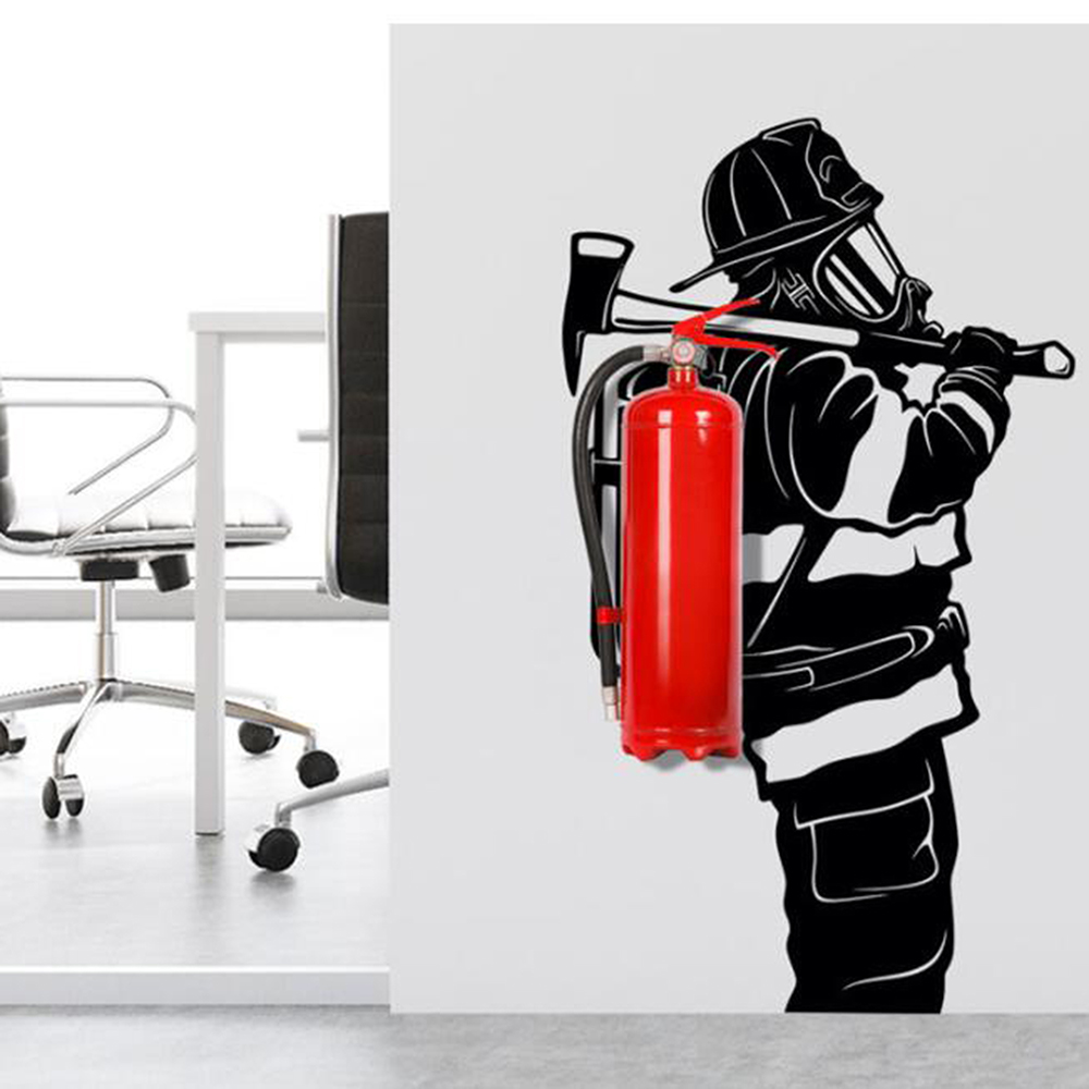 Office Furniture Usa - Large Firefighter Fireman Wall Sticker Decal