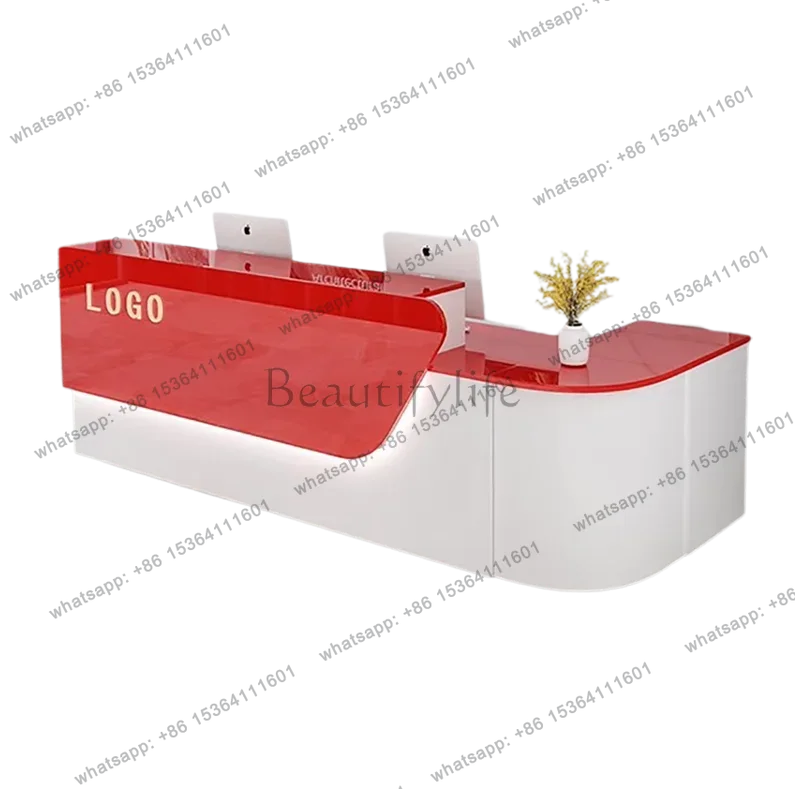Office Furniture Usa - customized Storage Reception Desk Senior Modern