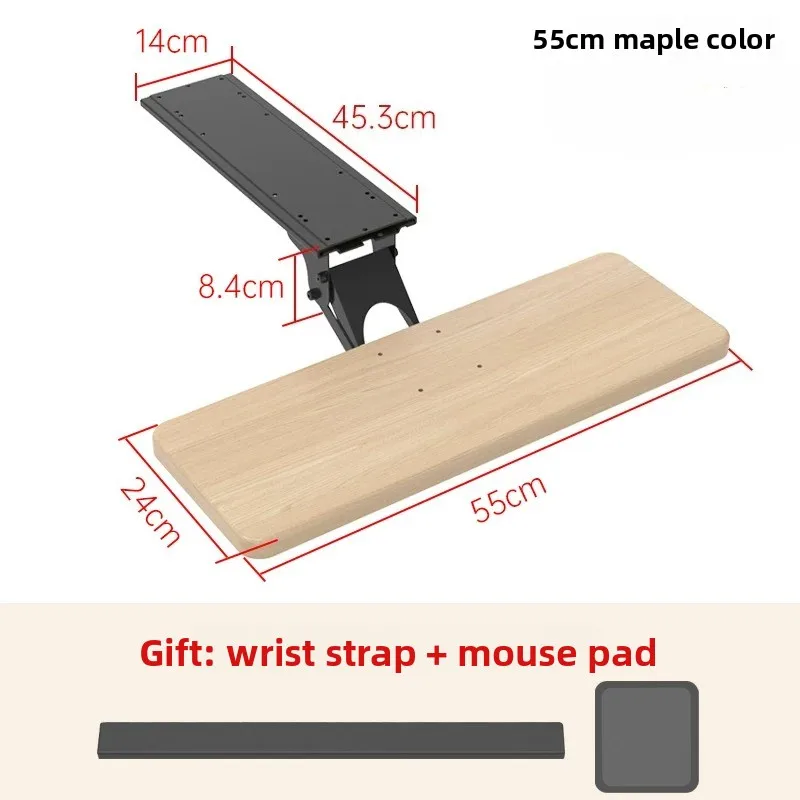 Under Desk Keyboard Tray, Adju - Keyboard Drawer Under ulasan dan harga