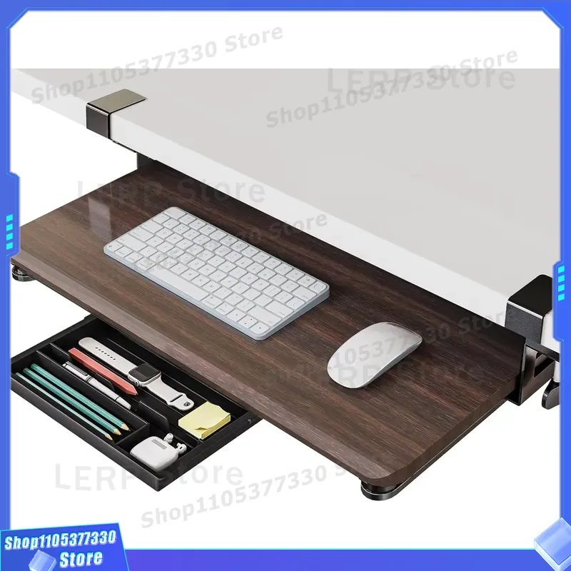 C Type Clip On Sliding Keyboar - Keyboard Drawer Under ulasan dan harga