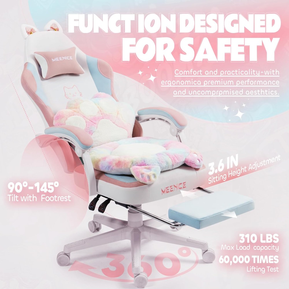 USA Shipping Gaming Chair Cute - Office Furniture Usa ulasan dan harga
