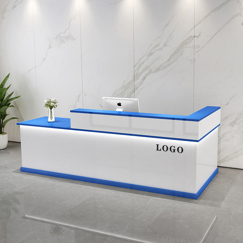Storage Luxury Reception Desk  - Office Furniture Usa ulasan dan harga
