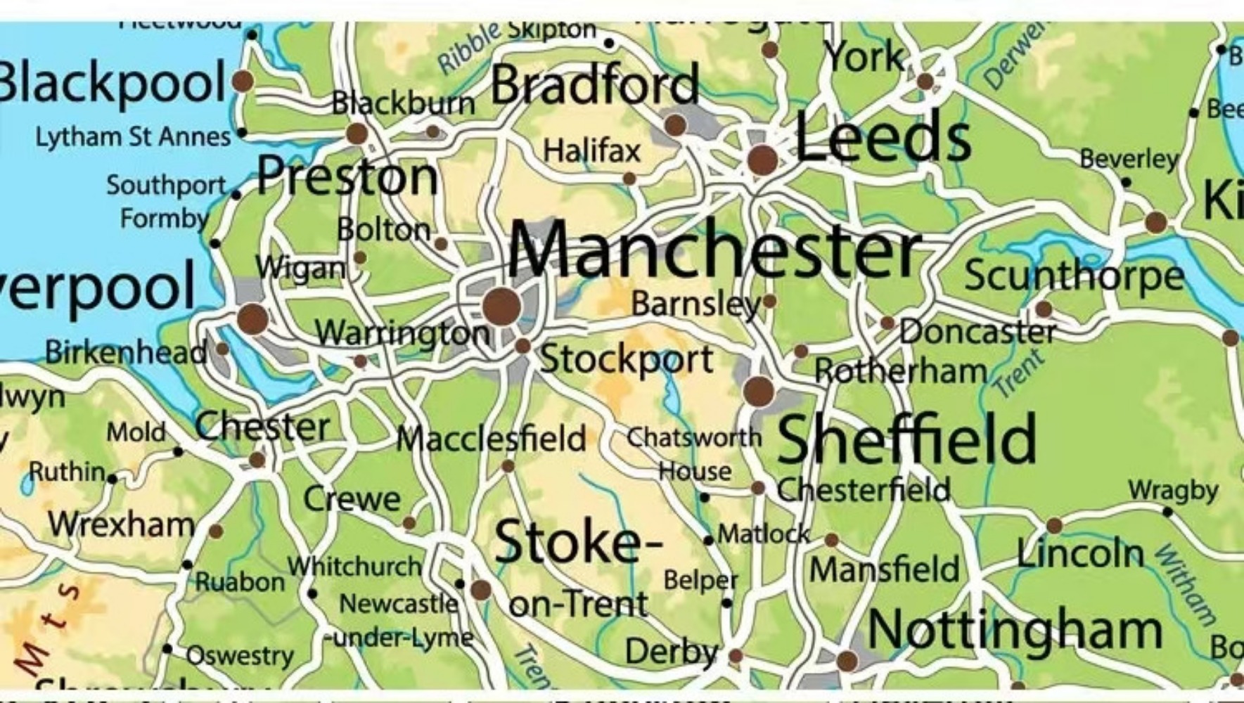 Large HD UK Map Posters Prints - Office Furniture Uk ulasan dan harga