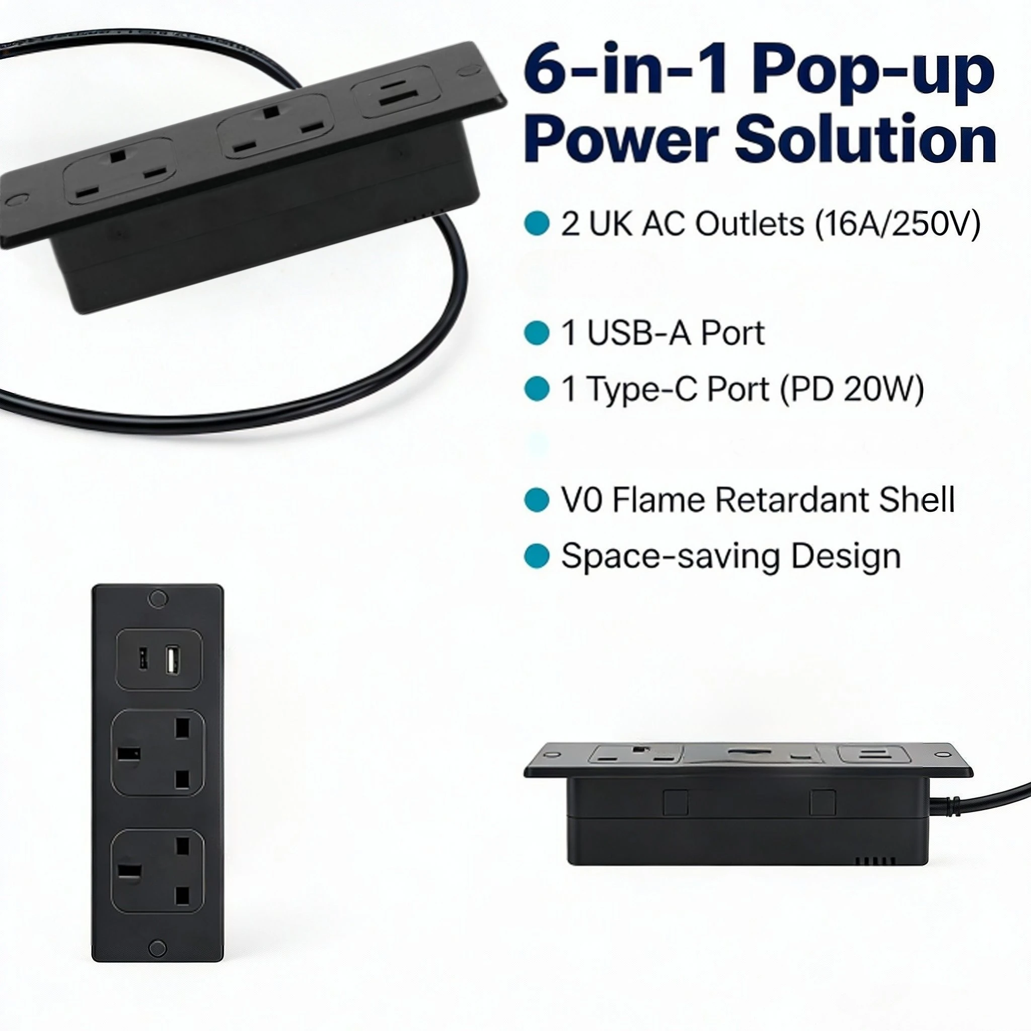 UK Embedded Table Hidden Socke - Office Furniture Uk ulasan dan harga