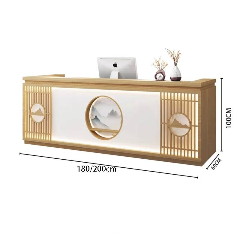 Simple Classic Reception Desk  - Office Furniture Usa ulasan dan harga