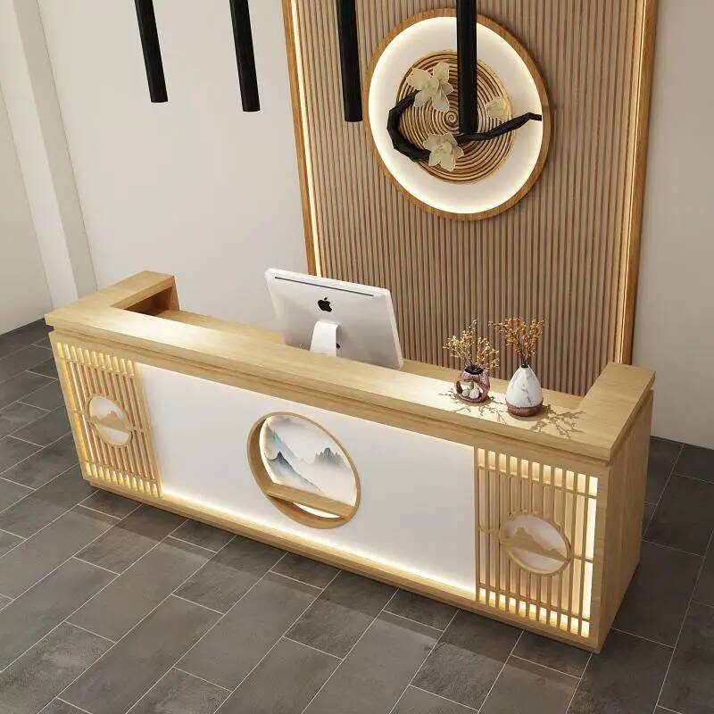 Simple Classic Reception Desk  - Office Furniture Usa ulasan dan harga
