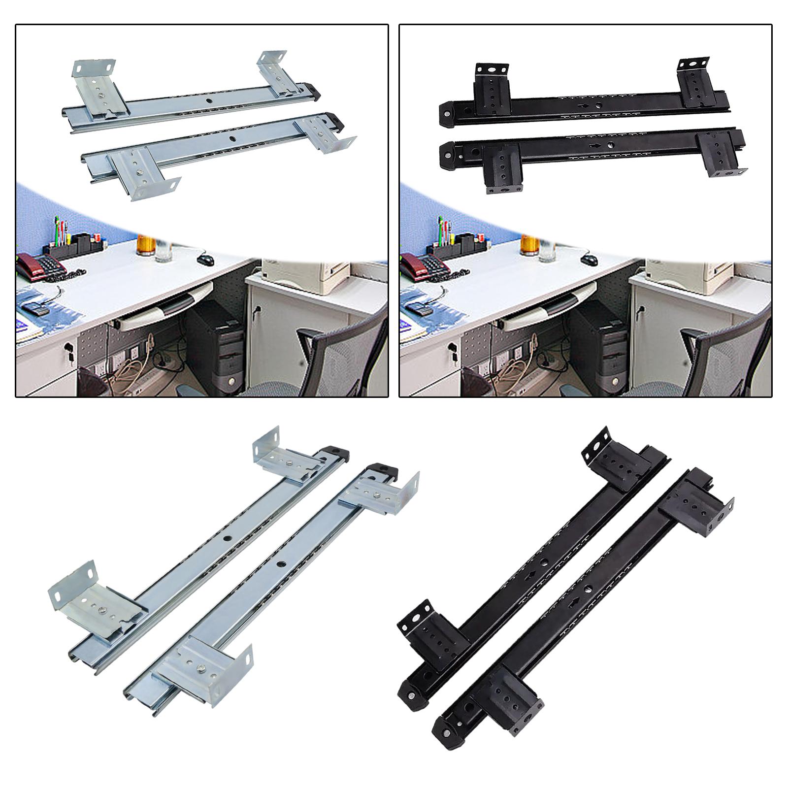 -Drawer Tray Slide Rail, Tray  - Keyboard Drawer Under ulasan dan harga