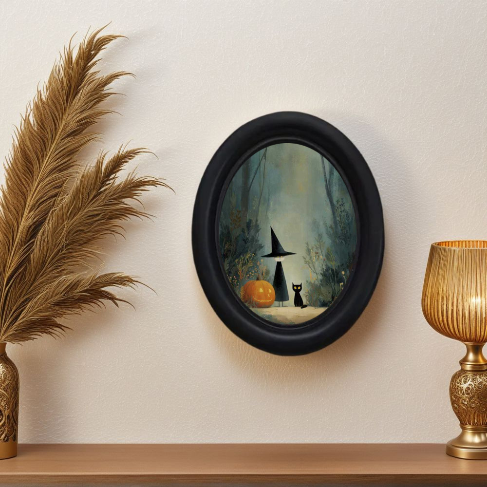A 3D Vintage Halloween Witch a - Office Furniture Home ulasan dan harga