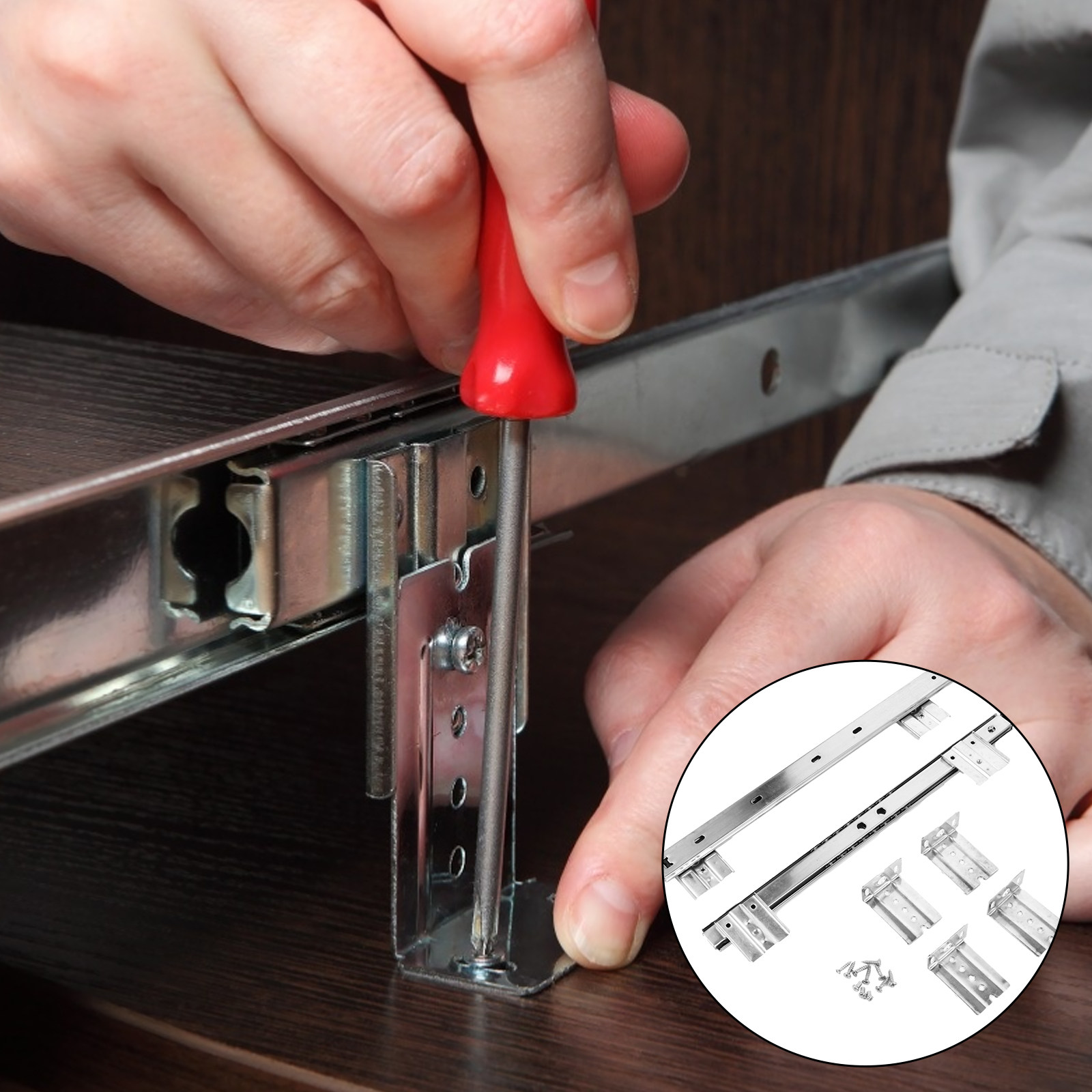1Pair Professional Grade Keybo - Keyboard Drawer Under ulasan dan harga