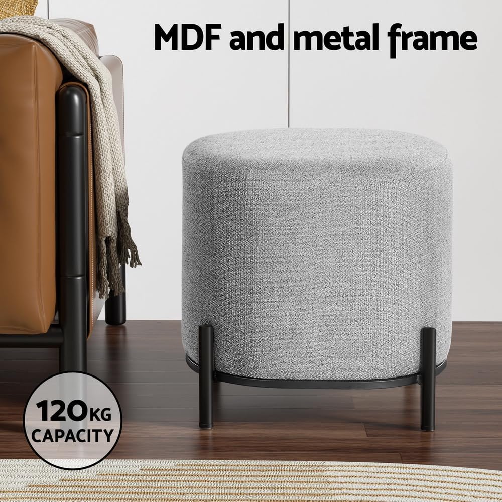 **/Ottoman, Round Footstool Lo - Office Furniture Home ulasan dan harga