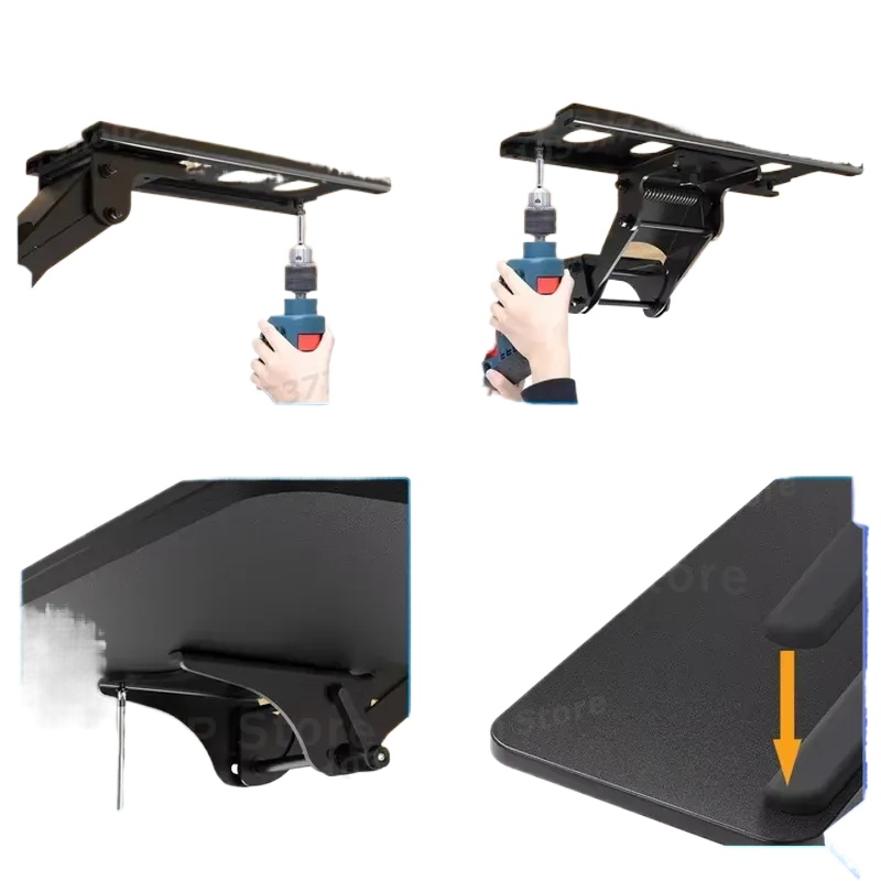 Under Desk Keyboard Tray Clip  - Keyboard Drawer Under ulasan dan harga