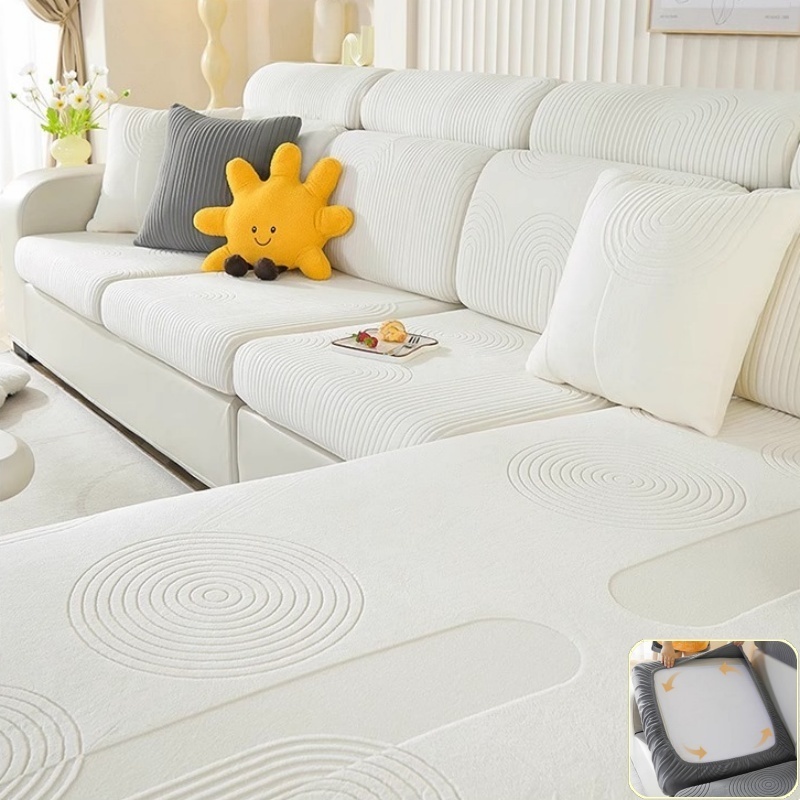 Elastic Jacquard Velvet Sofa C - Office Furniture Plus ulasan dan harga