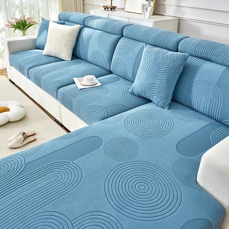 Elastic Jacquard Velvet Sofa C - Office Furniture Plus ulasan dan harga