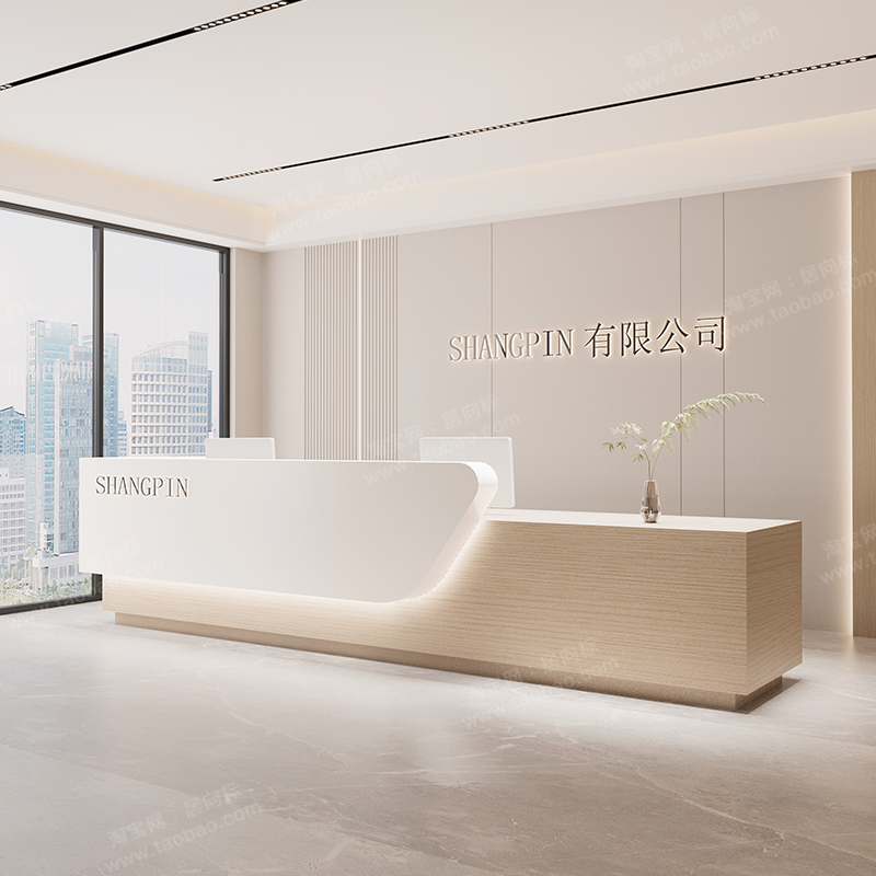 Storage Luxury Reception Desk  - Office Furniture Usa ulasan dan harga