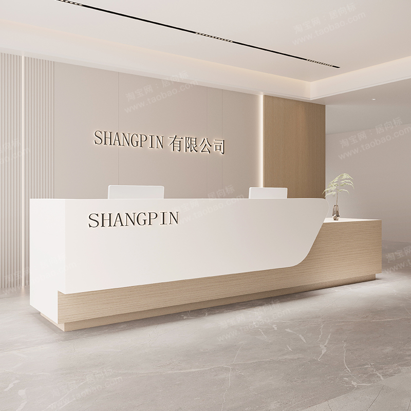 Storage Luxury Reception Desk  - Office Furniture Usa ulasan dan harga