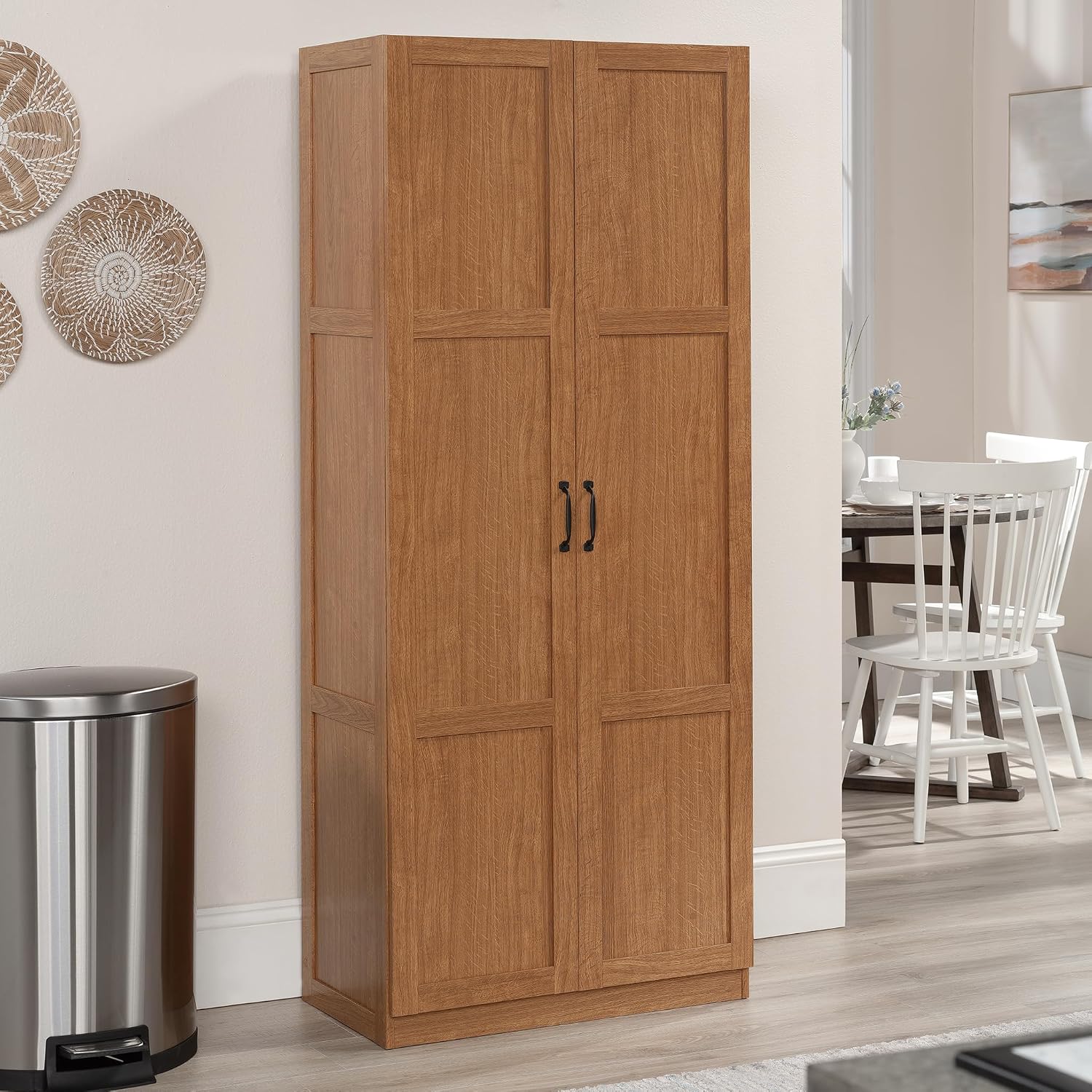Tall Storage Cabinet, Freestan - Office Furniture Home ulasan dan harga