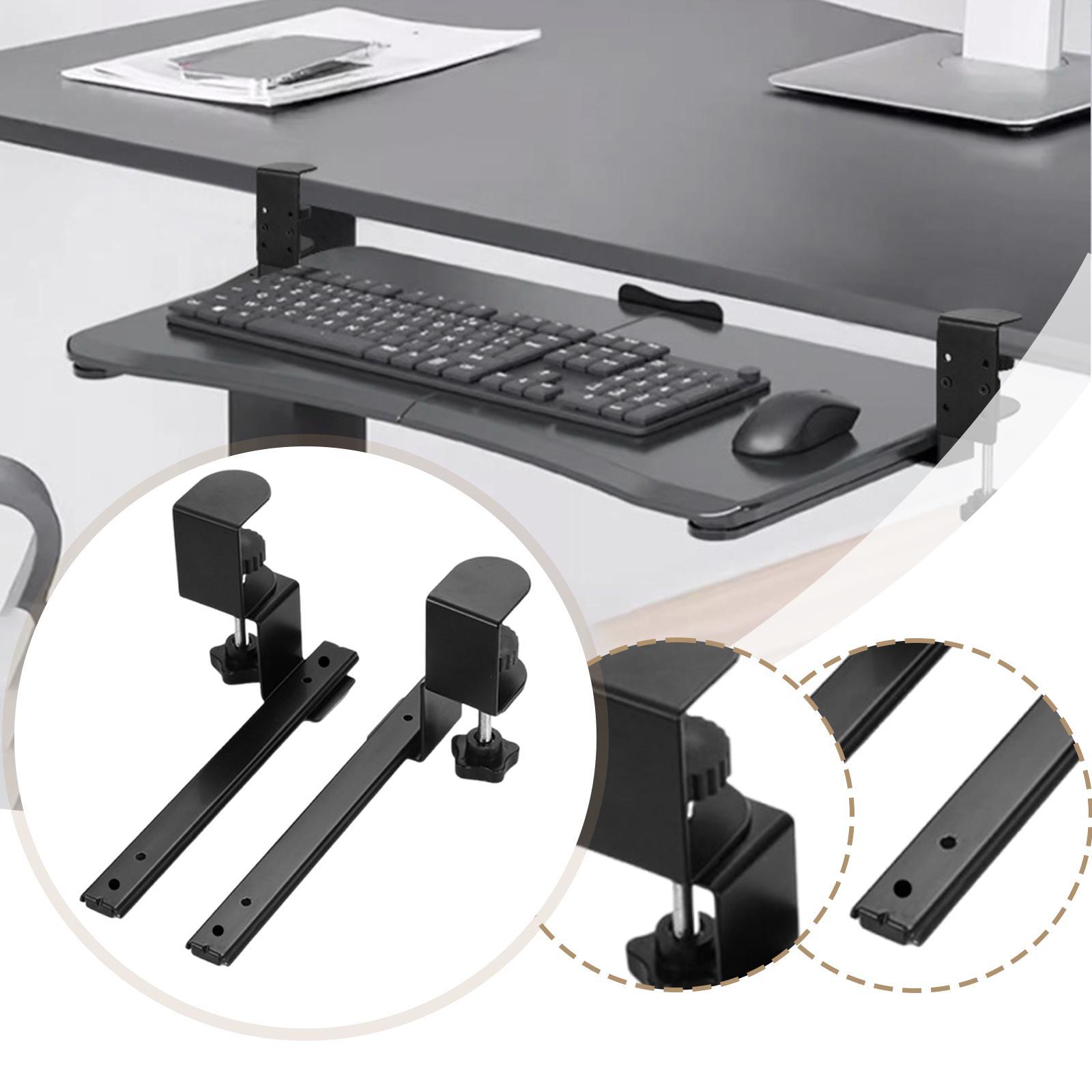 2 Pieces under Desk Keyboard T - Keyboard Drawer Under ulasan dan harga