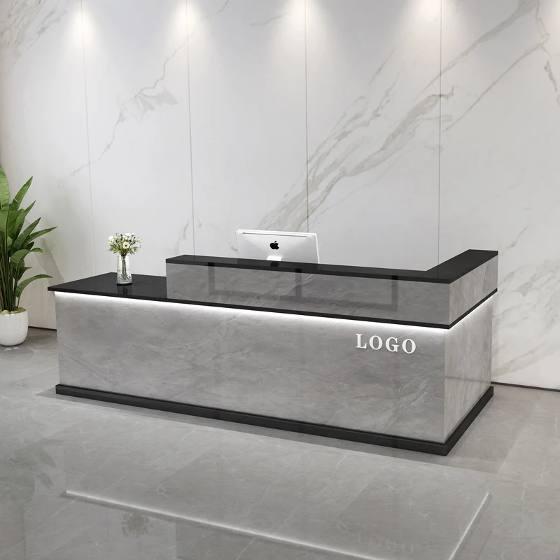 Storage Luxury Reception Desk  - Office Furniture Usa ulasan dan harga
