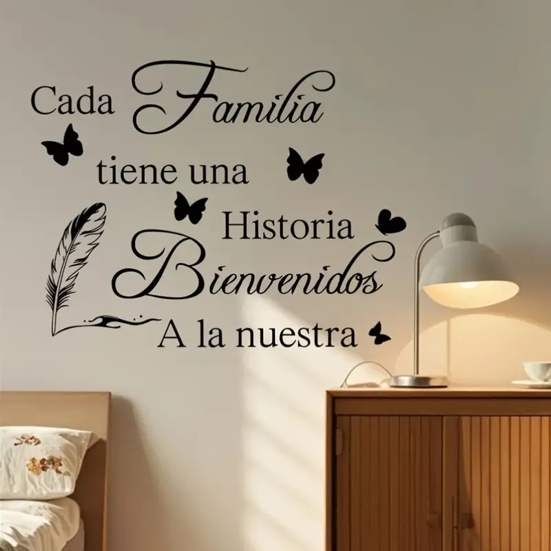 Spanish Family Quote Wall Stic - Office Furniture Usa ulasan dan harga