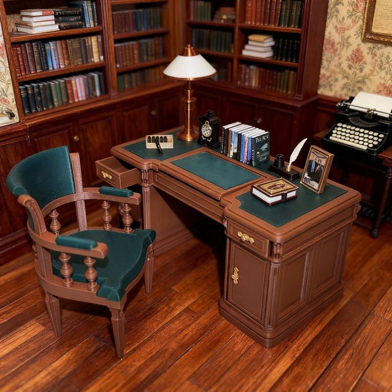 112 Dollhouse Furniture Office - Office Furniture Solutions ulasan dan harga